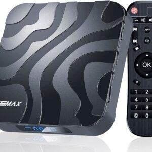 T95MAX Android Box 4GB RAM 32GB ROM H618 Quad-Core CPU 6K TV Box Support 2.4/5G Dual WiFi Ethernet Bluetooth 4.0 H.265 Smart Box