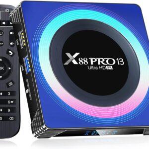 X88PRO 13 TV Box 6K RK3528 Quad-Core 2.4G/5G Dual-WiFi Bluetooth 5.0 USB 3.0 100M Ethernet Smart Box for TV 4GB RAM 64GB ROM